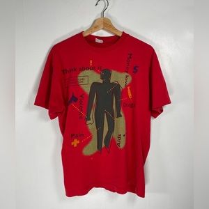 United Colors of Benetton T-shirt 32FMU103J Uomo, Rosso 881, M